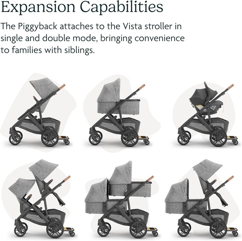 UPPAbaby PiggyBack Ride-Along Board for Vista/Vista V2 - Image 5