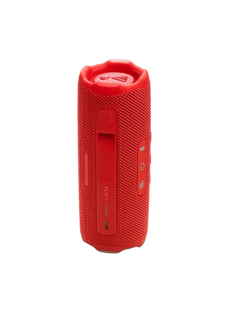 JBL Flip 7 - Pro Sound With Ai Sound Boost, Up To 16 Hours Of Playtime, Multi-Speaker Connection Via Auracast, And Waterproof, Dustproof, Drop-Proof Design For All Adventures Red - Image 4