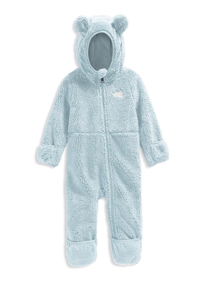 The North Face Baby Campshire One-Piece | Cozy Fleece Winter Onesie for Toddlers, Built In Mittens, Booties & Attached Hood with Bear Ears, Polar Haze, 18 Months - Image 2