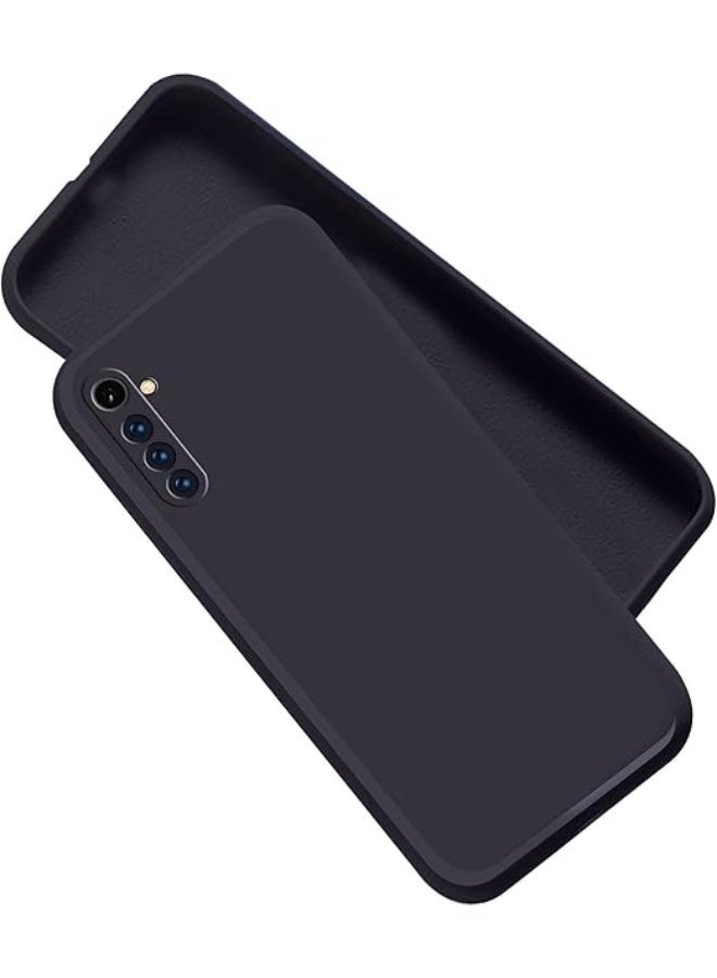 حافظة لهاتف Realme 6i غطاء خلفي أسود نحيف لغطاء TPU ناعم غطاء سيليكون مرن غير لامع Realme 6i أسود - Image 1