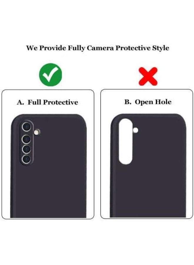 حافظة لهاتف Realme 6i غطاء خلفي أسود نحيف لغطاء TPU ناعم غطاء سيليكون مرن غير لامع Realme 6i أسود - Image 2