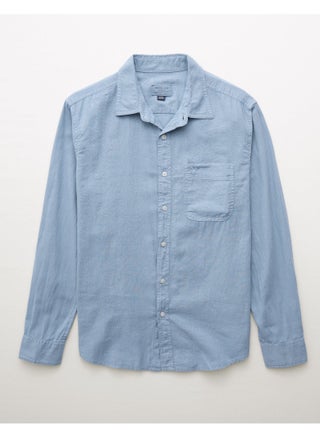 AE Long-Sleeve Linen-Blend Button-Up Shirt - pzsku/Z285CDA79B96ECBCD32E4Z/45/_/1744291926/71895089-d760-41b5-993d-9f67c0a48640