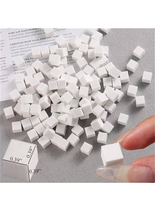 بيوينتي 100 قطعة من اسفنجات اظافر ناعمة بالوان متدرجة مع قلم امساك - ادوات فن الاظافر لاظافر اورا وفرشاة اظافر اومبري مانيكير - لوازم اكسسوارات احترافية - Image 3