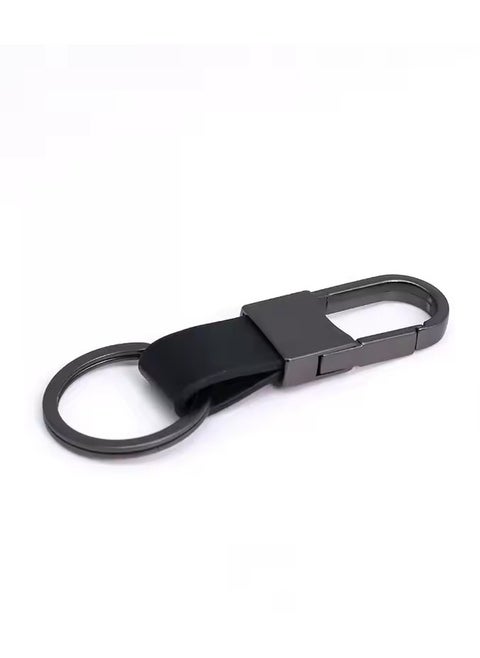 Women Men Leather Keychains Metal Carabiner Holder Car Key Strap Waist Hanging Wallet Car Key Chains New