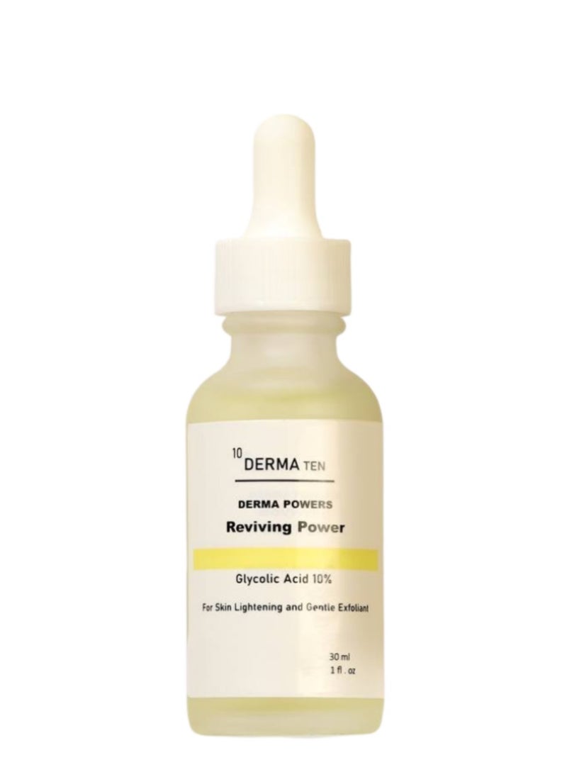 DERMA TEN Derma Ten Glycolic Acid 10% Serum Reviving Power  - Image 1