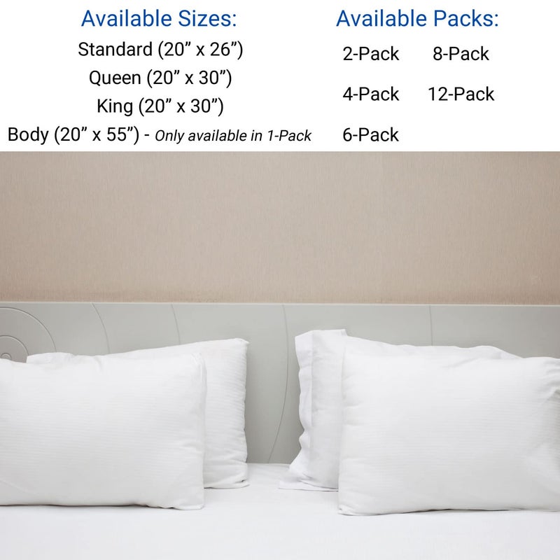 Guardmax Pillow Protector with Zipper King Size - (6 Pack) - Waterproof and Bed Bug Proof Pillow Covers - Pillow Cases Protect Against Allergens  Dust Mites  Bed Bugs  and Liquid Spills.(20 X 36) - Image 5