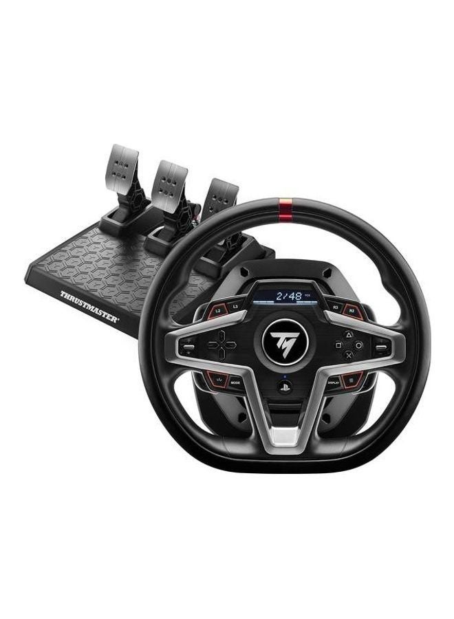 THRUSTMASTER T248 Racing Wheel And Magnetic Pedals, Hybrid Drive, Magnetic Paddle Shifters, Dynamic Force Feedback, Screen With Racing Information (PS5, PS4, PC) - Image 1