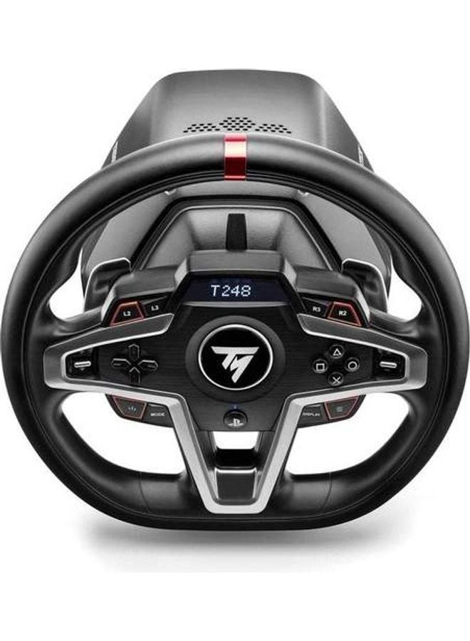 THRUSTMASTER T248 Racing Wheel And Magnetic Pedals, Hybrid Drive, Magnetic Paddle Shifters, Dynamic Force Feedback, Screen With Racing Information (PS5, PS4, PC) - Image 2