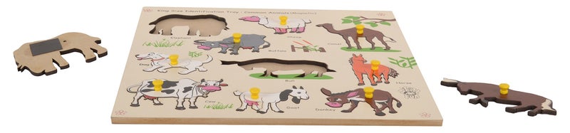 Skillofun Magnetic Kingsize ID - Common Animals, Multi Color - Image 4