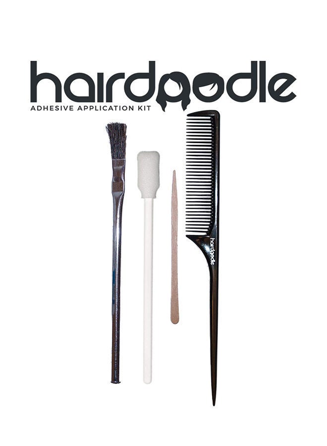 NIBEMINENT Ghost Bond Platinum Adhesive With Brush, Rat Tail Comb And Contour Applicator Multicolour - Image 3