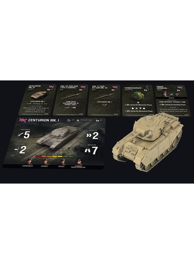 Gale Force Nine عالم الدبابات: توسيع سنتوريون البريطاني Mk. I - لعبة مصغرة WOT، ألعاب الطاولة، الحرب والجيش، شخصيات RPG، WOT73 - Image 3
