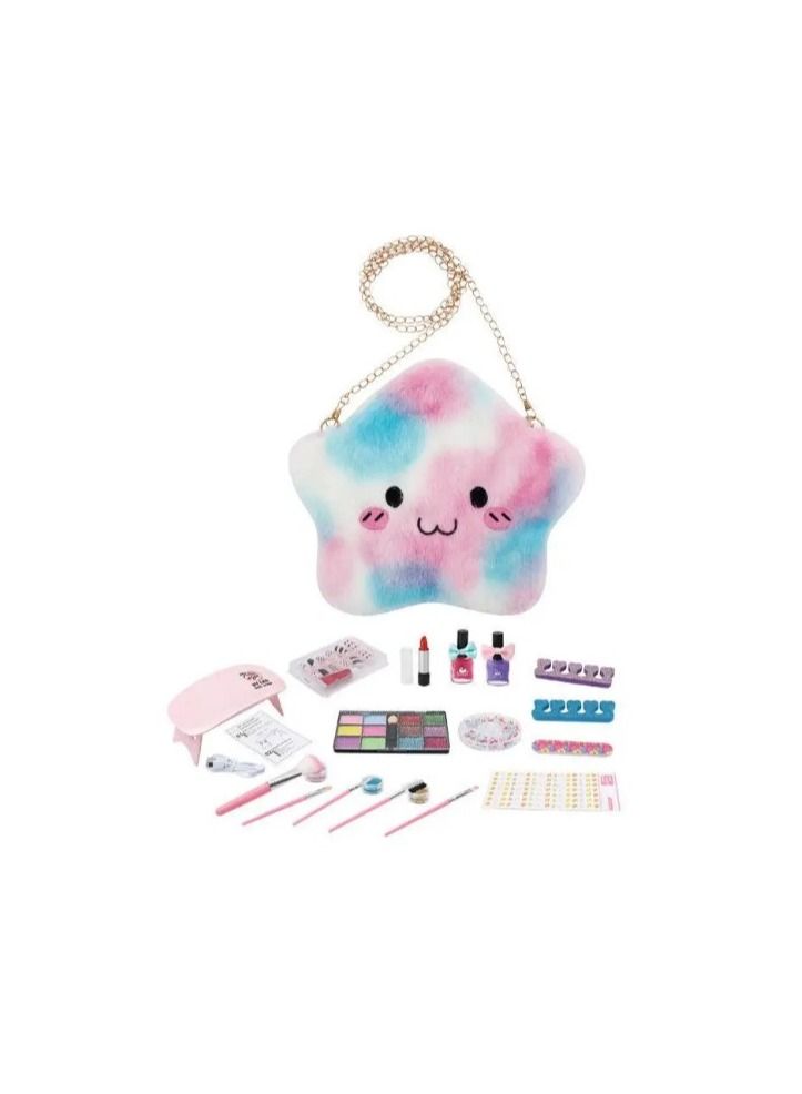 TIME Pretend Play Makeup Beauty Toys Set of Girls Cosmetics With a Handbag Art  - Image 2
