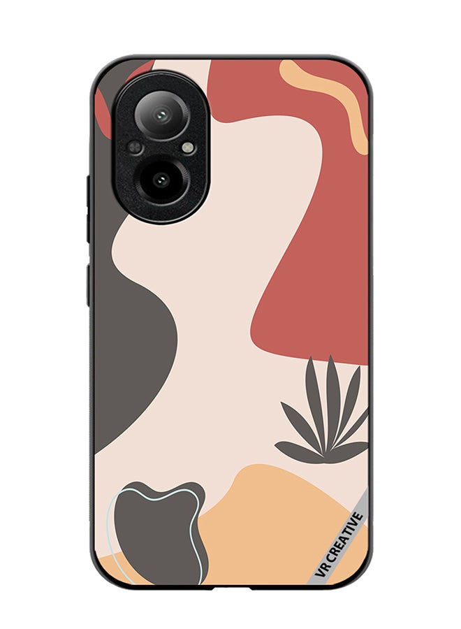 VR CREATIVE Protective Case Cover For Realme C67 4G Printable Template With Abstract Geometric Shapes, Nature Aesthetic Texture, Design Multicolour - Image 1