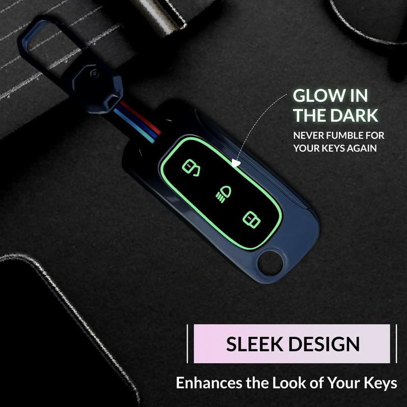 NEODRIFT 'KeyShield' Car Key Cover for Tata Tiago (Shape 1, 03 Buttons) (Durable, Stylish, and 360° Protection) - Image 4