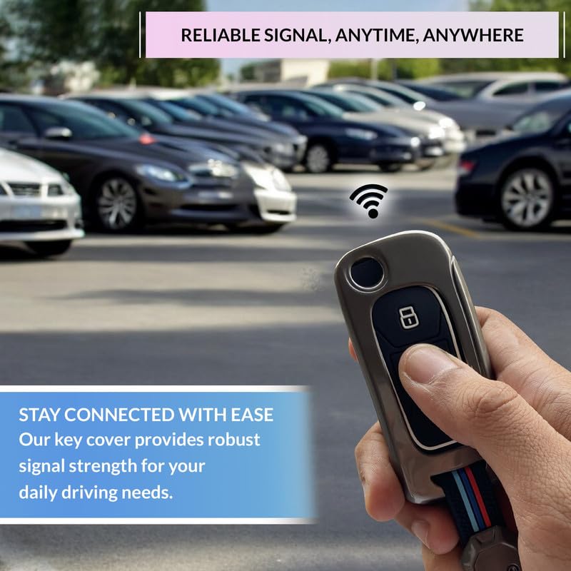 NEODRIFT 'KeyShield' Car Key Cover for Tata Tiago (Shape 1, 03 Buttons) (Durable, Stylish, and 360° Protection) - Image 5