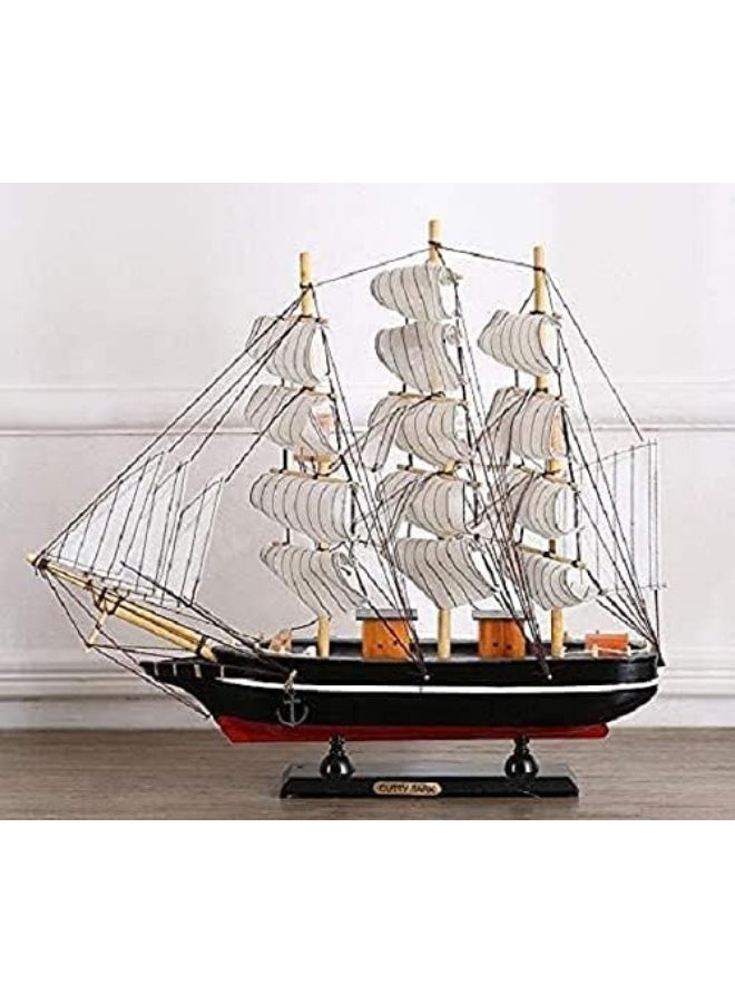 Wooden sailing ship for decoration - Image 3