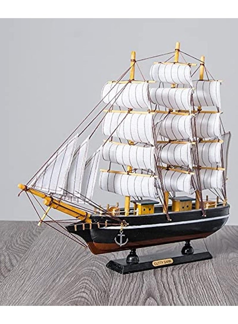 Wooden sailing ship for decoration - Image 1