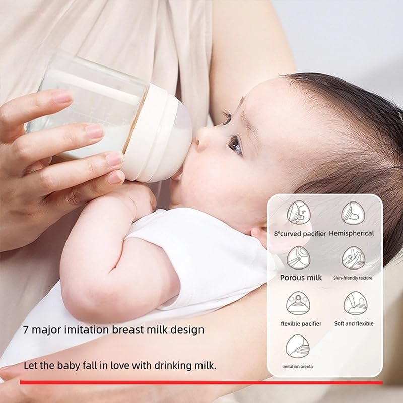 gb Feeding Series 1st Stage Baby Bottle 5.4oz 160ml PPSU BPA-Free, Anti-Colic, Soft Silicone, Ergonomic Handle, Easy to Clean, Ideal for Newborn Essentials & Breastfeeding, 0-3 Months - Image 3