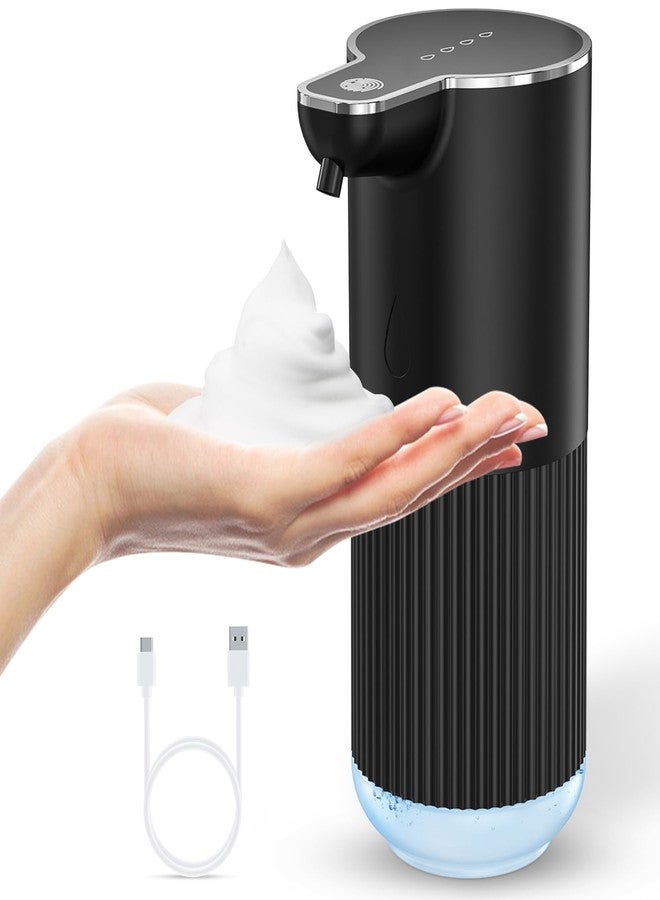 Temracha Automatic Foaming Soap Dispenser, Temracha 11.8 oz Touchless Foam Hand Dish Soap Dispenser, 4-Level Adjustable, Wall Mounted, Rechargeable, for Bathroom, Kitchen, Office - Image 1