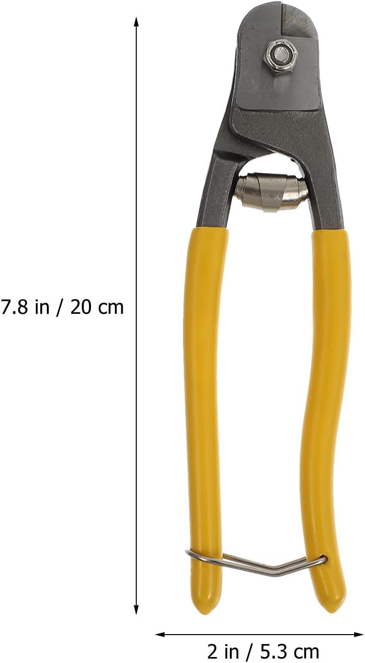 Kisangel Steel Cable Cutter Heavy Duty Wire Cutting Pliers Rustproof Hand Tool for PE and Iv Cables Telephone Lines Multi-purpose Cutting Parts - Image 2