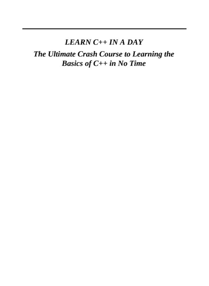 Learn C++ in a Day: The Ultimate Crash Course to Learning the Basics - Image 2
