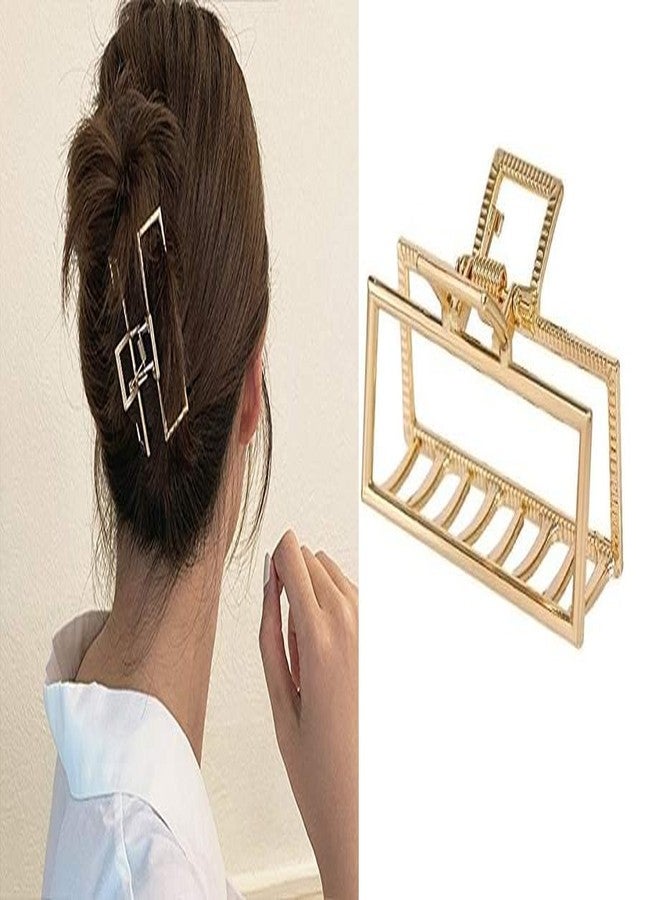 RHOSYN HAIR ACCESSORIES Metal Pk-2 Large Barrette Clips for Women Juda Bun Shaper Ponytail Holders Jaw Clamp for All Type Hair Fashion Styling Accessories for Girls - Image 2
