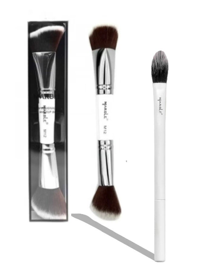 Marble Makeup Brush M12 + Concealer Brush M13