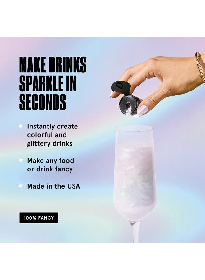 Fancy Sprinkles غبار لامع قابل للأكل من حجر القمر، 100% غبار قابل للأكل لطعام ومشروبات لامعة بدون طعم أو قوام (4 جرام) - Image 3