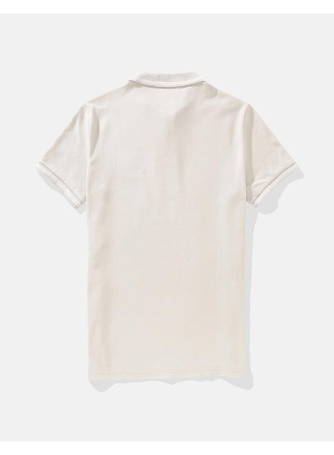 American Eagle AE Slim Fit Pique Polo Shirt  - Image 4