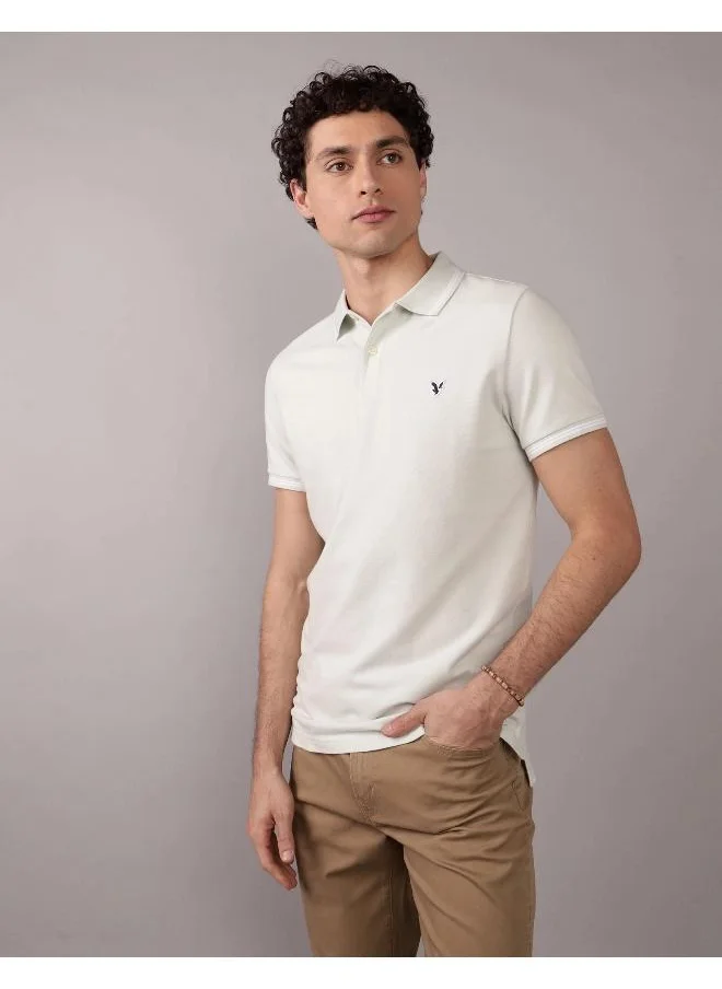 امريكان ايجل AE Slim Fit Pique Polo Shirt