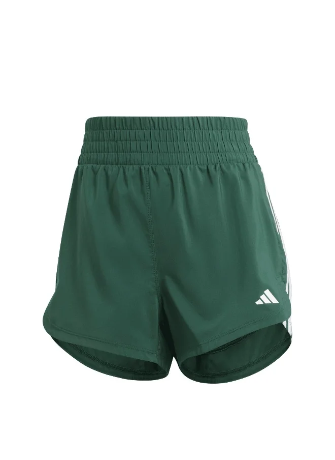 اديداس adidas pacer training 3-stripes woven high rise women shorts