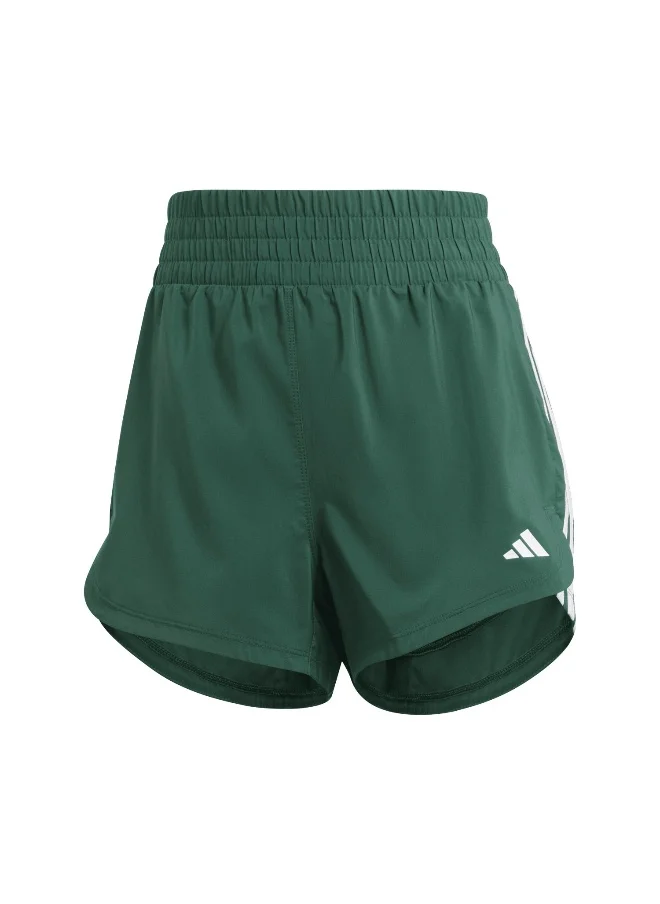 اديداس adidas pacer training 3-stripes woven high rise women shorts