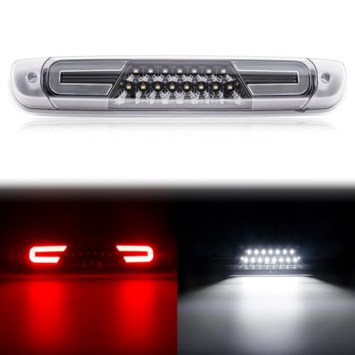 SHINEFIT LED Third Brake Light Replacement for 2007-2014 Silverado Sierra 1500 2500 3500 HD High Mount Stop 3rd Brake Light White Cargo Light Lamp - Image 1