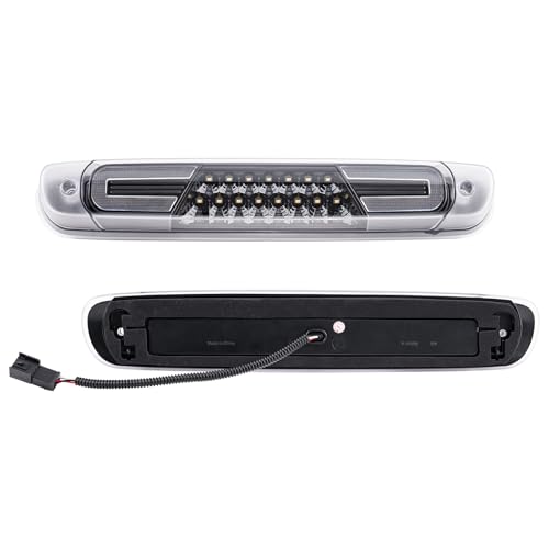 SHINEFIT LED Third Brake Light Replacement for 2007-2014 Silverado Sierra 1500 2500 3500 HD High Mount Stop 3rd Brake Light White Cargo Light Lamp - Image 3