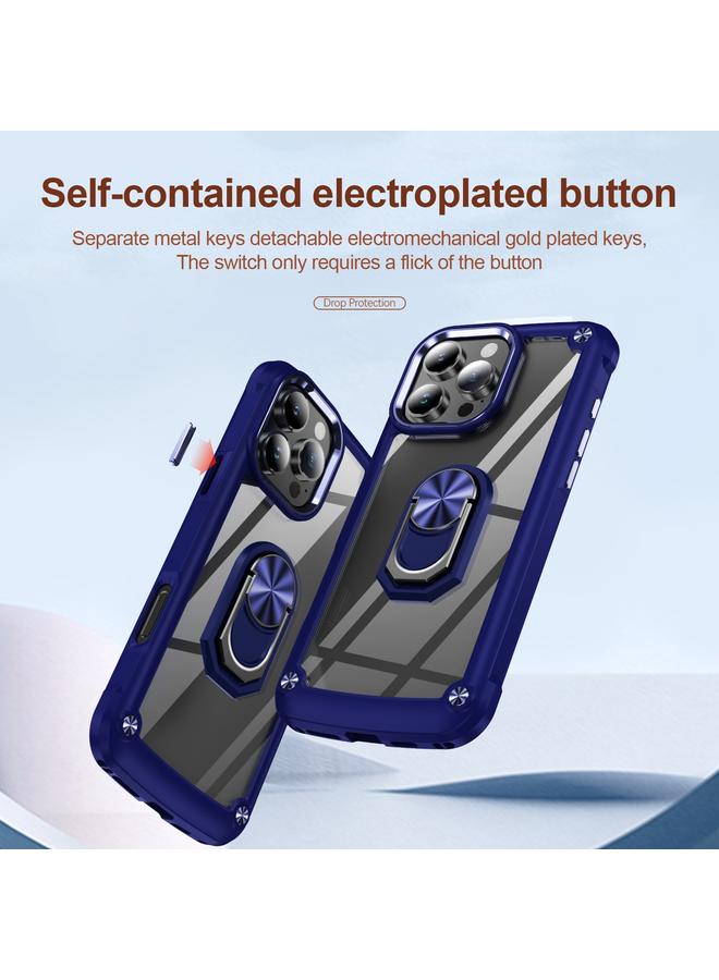 S-TOP Case For iPhone 16 Pro TPU + PC Lens Protection Phone Case with Ring Holder - Image 5