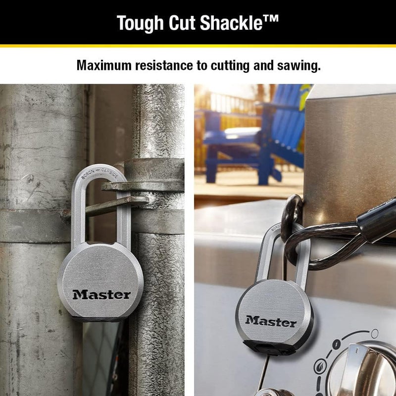 Master Lock M930XKADLH Magnum Heavy Duty Solid Steel Padlock with Key - Image 3