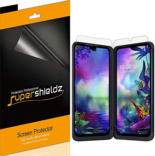 Supershieldz (3 Pack) Designed for LG G8X ThinQ Screen Protector, (3 Main Screen and 3 Dual Screen) High Definition Clear Shield (PET) - Image 5
