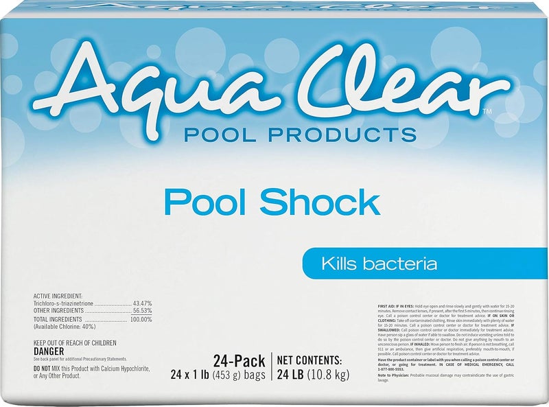 Aquaclear Pool Products Pool Shock 24x1 lb. - Image 1