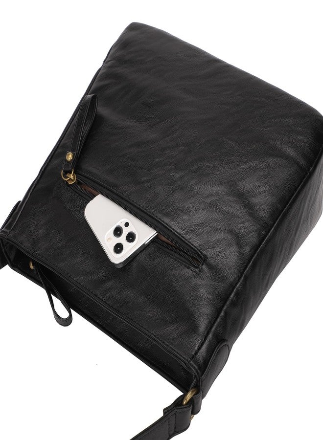 KL928 Crossbody Bags for Women, Multi Pocket Shoulder Bags, Medium PU Leather Cross Body Purses - Image 3