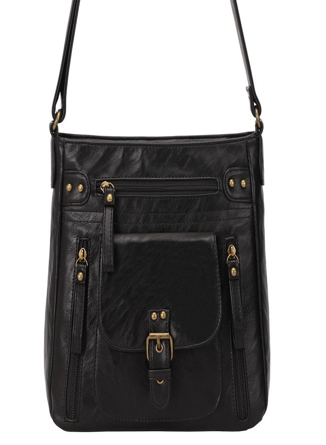 KL928 Crossbody Bags for Women, Multi Pocket Shoulder Bags, Medium PU Leather Cross Body Purses - Image 4