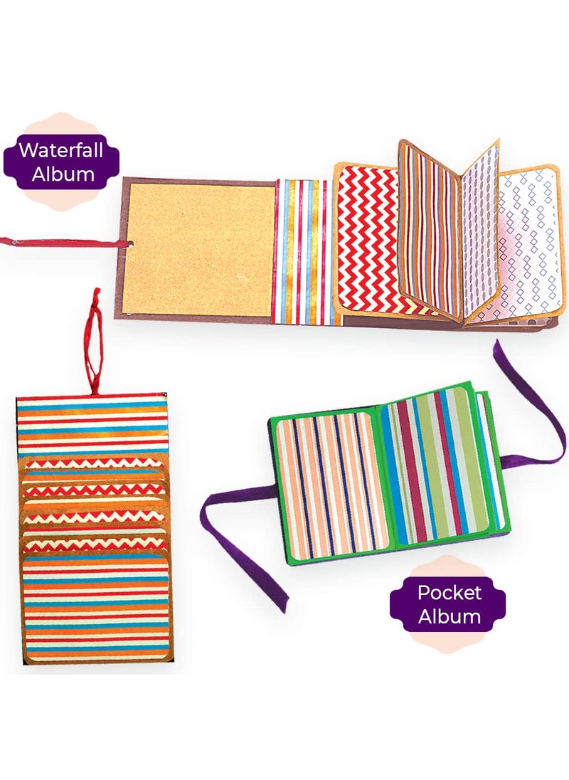 ToyKraft Toykraft: Scrapbook Amazing Albums | Scrapbook Materials for Craft | Scrapbook for Memories | DIY Craft Kit | DIY Kits for Girls | Kids Craft | |Craft Set for Kids 6-12 | Gift for Girls  - Image 5