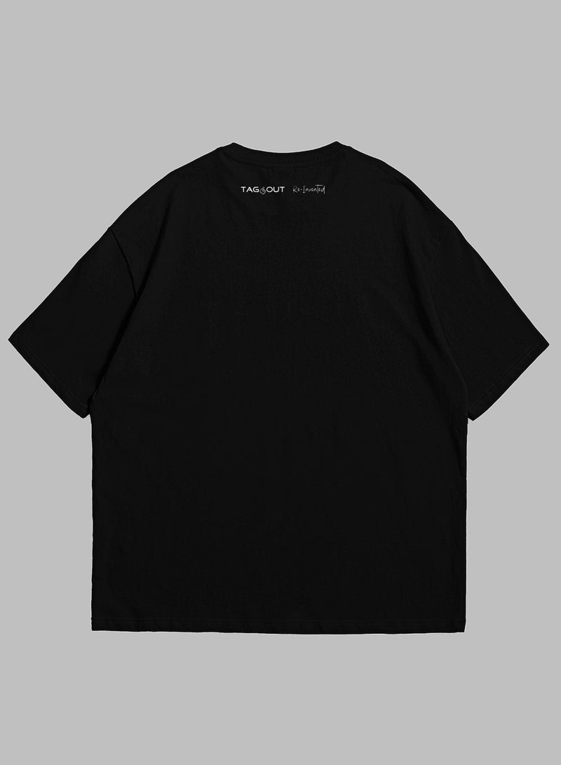 TAG OUT Unisex Summer Oversized Loose T-shirt Drop Shoulder Boxy Fit  - Image 3