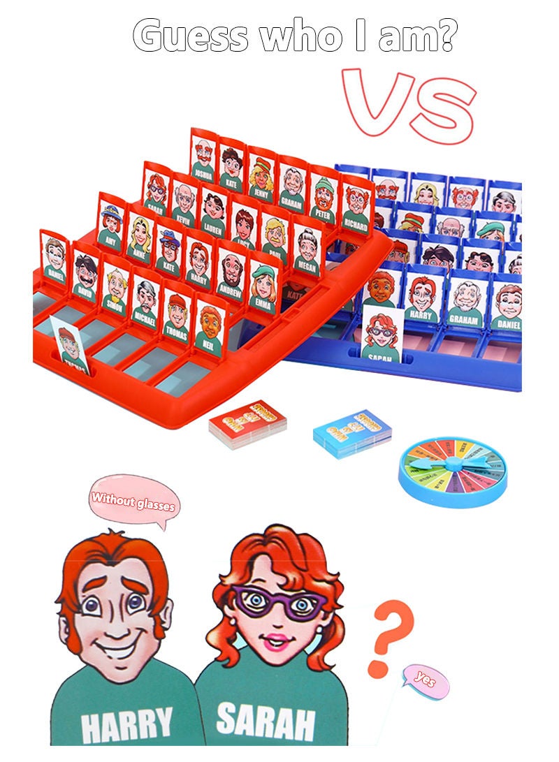 Guess Game Who Am I Games for Kids Guessing Board Game Operation Game for Family Night Memory Family Classic Board Games Kids Toy