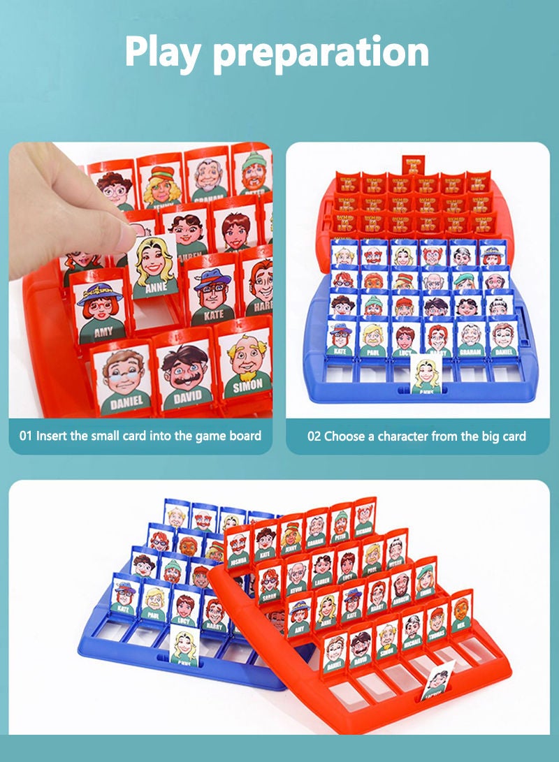 Guess Game Who Am I Games for Kids Guessing Board Game Operation Game for Family Night Memory Family Classic Board Games Kids Toy