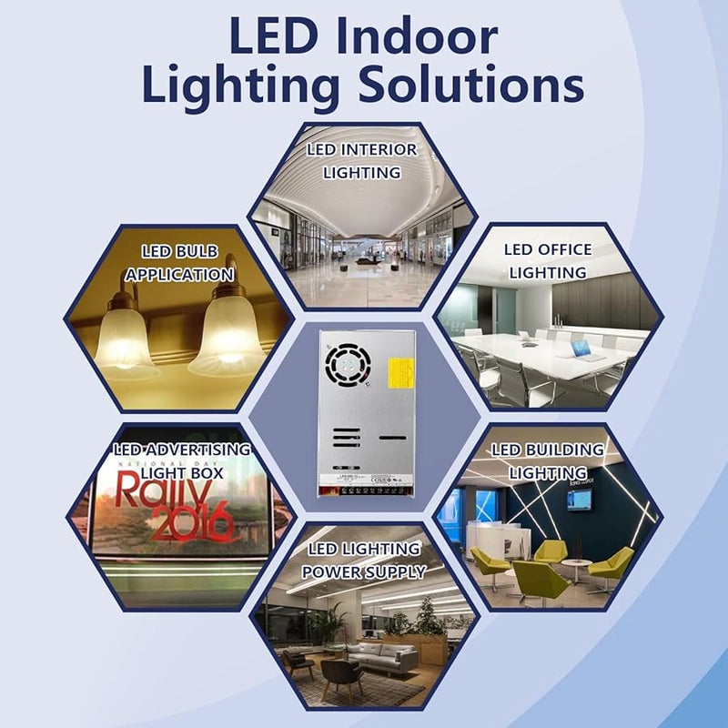 DYSGLOBAL LRS 600W AC DC Power Supply 12V 50A Single Output for Industrial Automation - Image 5