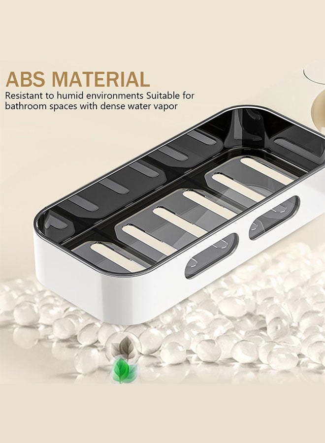 2 Pack Shower Caddy , Adhesive Rustproof Shelves Rack for Shampoo, Soap, Lotions, Cosmetics, No Drilling Wall-Mounted, Large Capacity Bathroom Organizers and Storage, Premium Wall Mount Bathroom Organizer Shelf - Upgraded Rustproof Kitchen Storage Rack for Inside Shower Rack& Bathroom Storage&Home Decor - Image 3