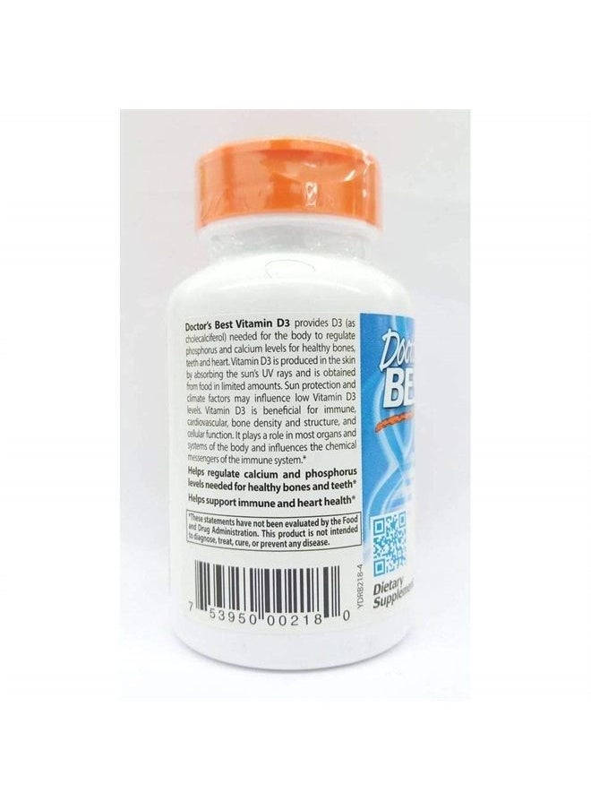 Doctor's BEST - Doctor's Best Best Vitamin D3 5000IU 180 SG - Image 1