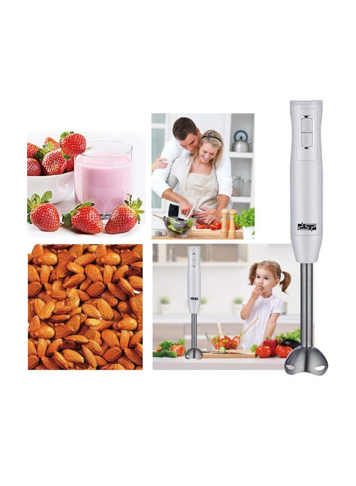 دي اس بي خلاط يدوي DSP KM1031، 250 وات - أبيض - Image 5