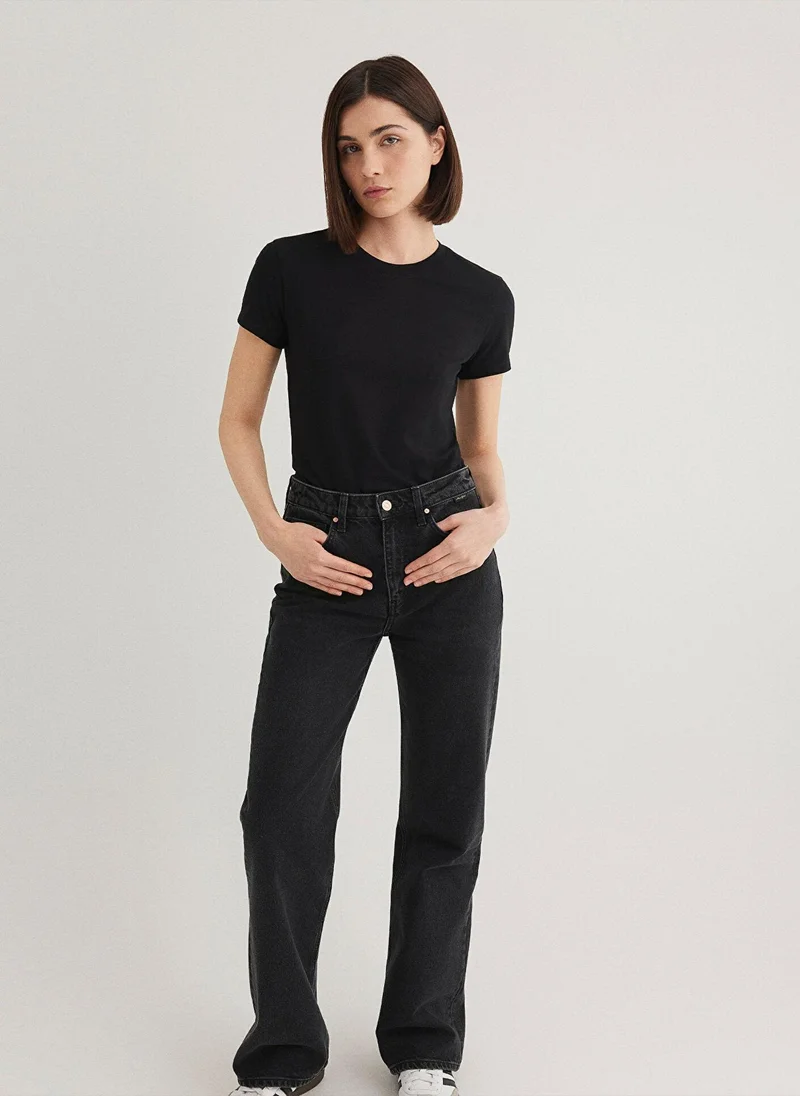 MAVI Black Basic T-shirt