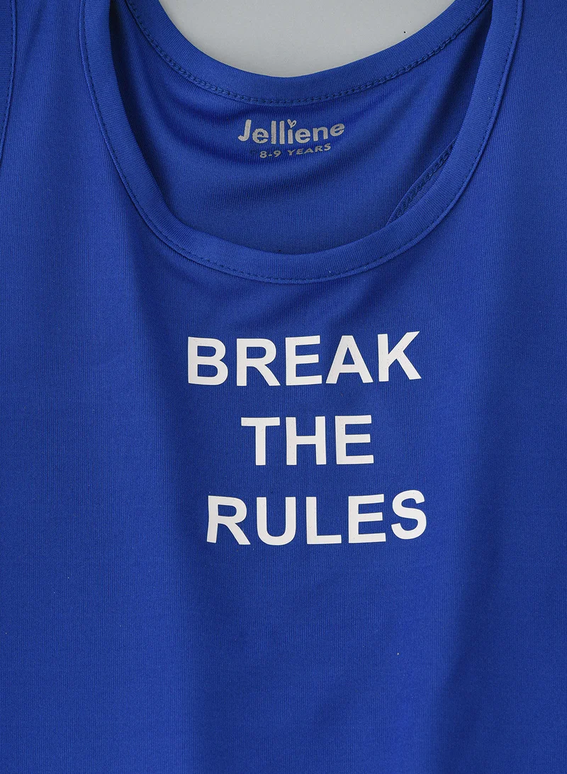 Jelliene Knit vest with print